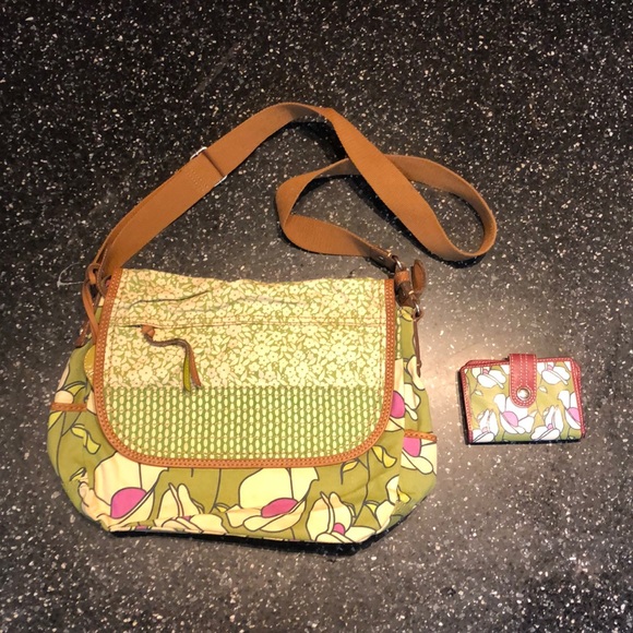 Fossil Bag and Matching Wallet - Picture 1 of 9